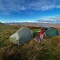 2 tents wild camping