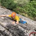 placing gear when climbing