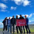 Outdoor lags with a flag up mount caburn 