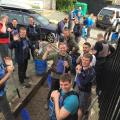 ODL Canoeists start their trip from Glasbury on Wye 